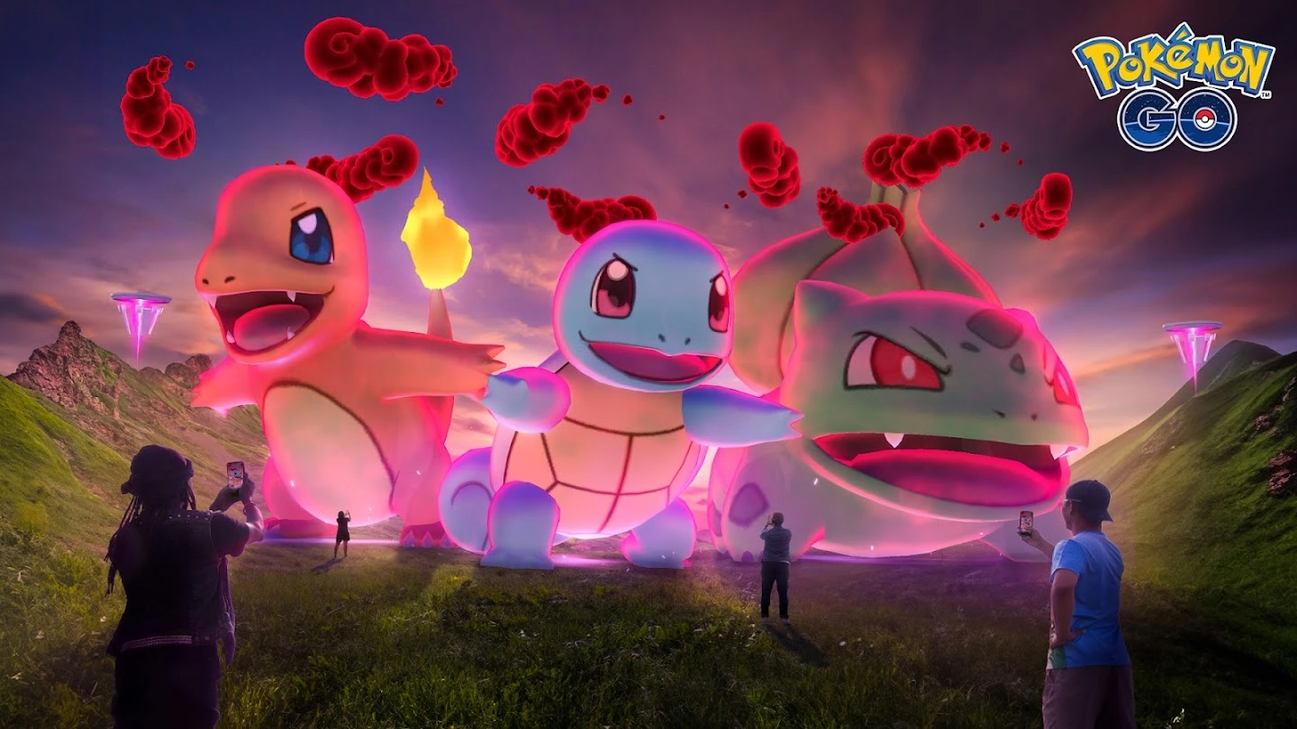The official artwork for Five-Star Raids in Pokémon GO